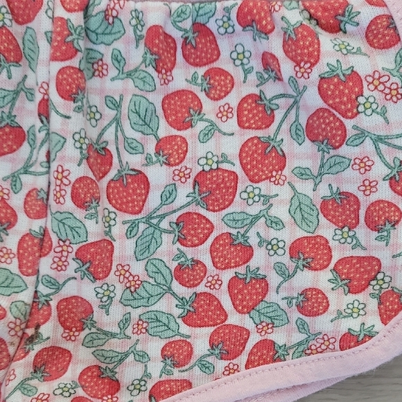 Juicy Couture Pink Strawberry Print Hoodie and Shorts Size 3T Kids Girls Toddler - Picture 3 of 15